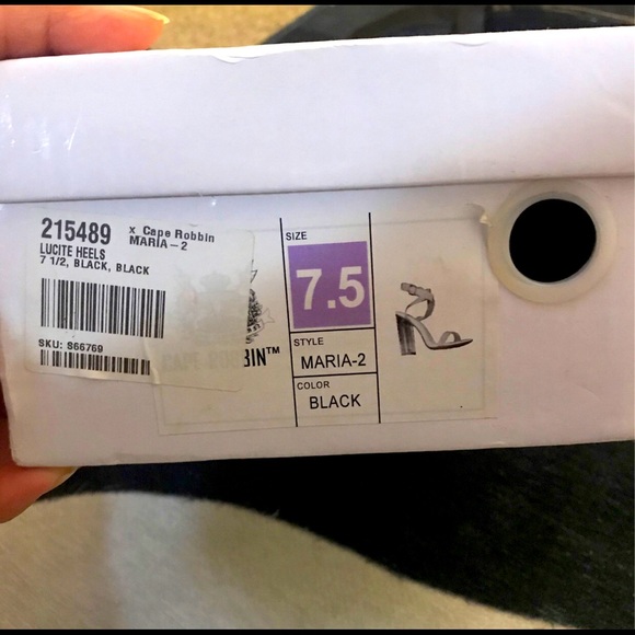 Cape Robbin Black heels - Picture 5 of 5